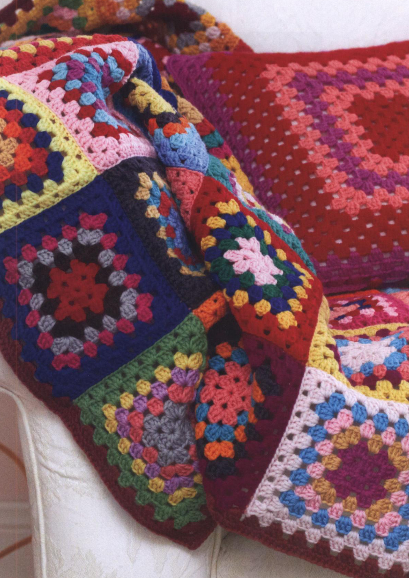 Classic Crochet Blanket 18 Patterns – Granny Squares, Motifs & Afghans (PDF)