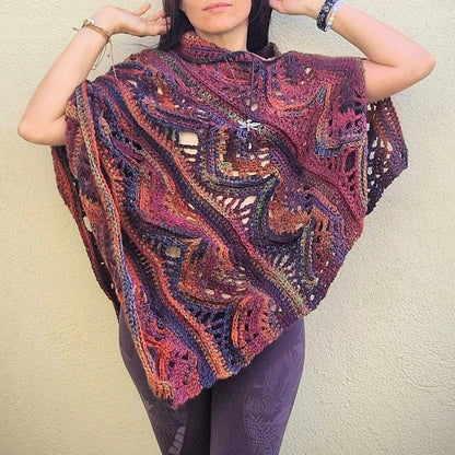 RooibosTea Poncho crochet pattern