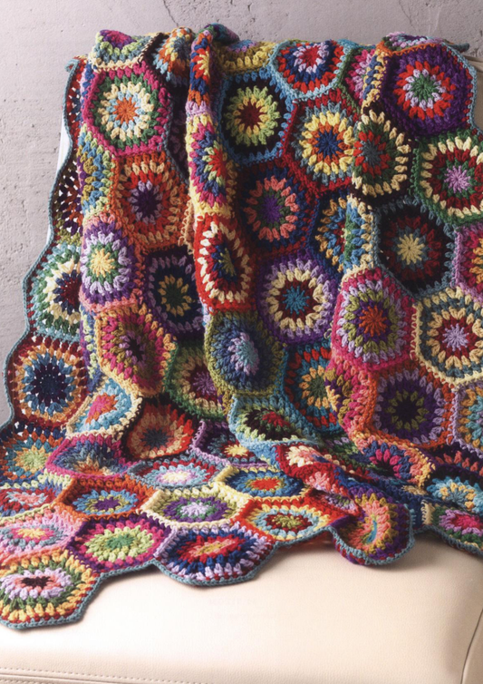 Classic Crochet Blanket 18 Patterns – Granny Squares, Motifs & Afghans (PDF)