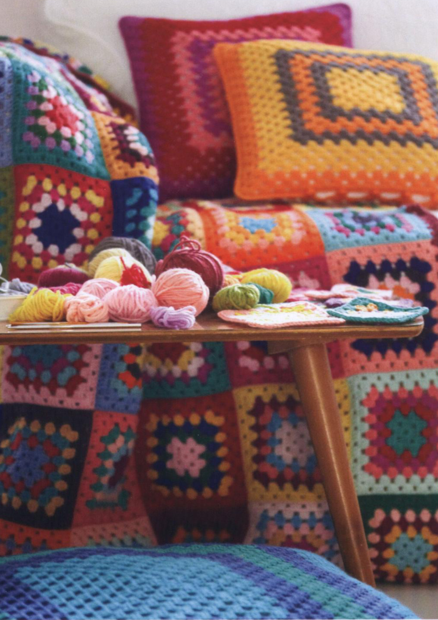 Classic Crochet Blanket 18 Patterns – Granny Squares, Motifs & Afghans (PDF)